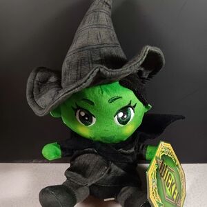 Elphaba Witch The Wizard of Oz Wicked Movie Toy 10” Stuffed Plush Doll New
